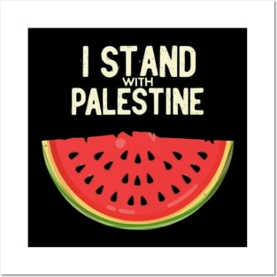 I stand with palestine Posters and Art